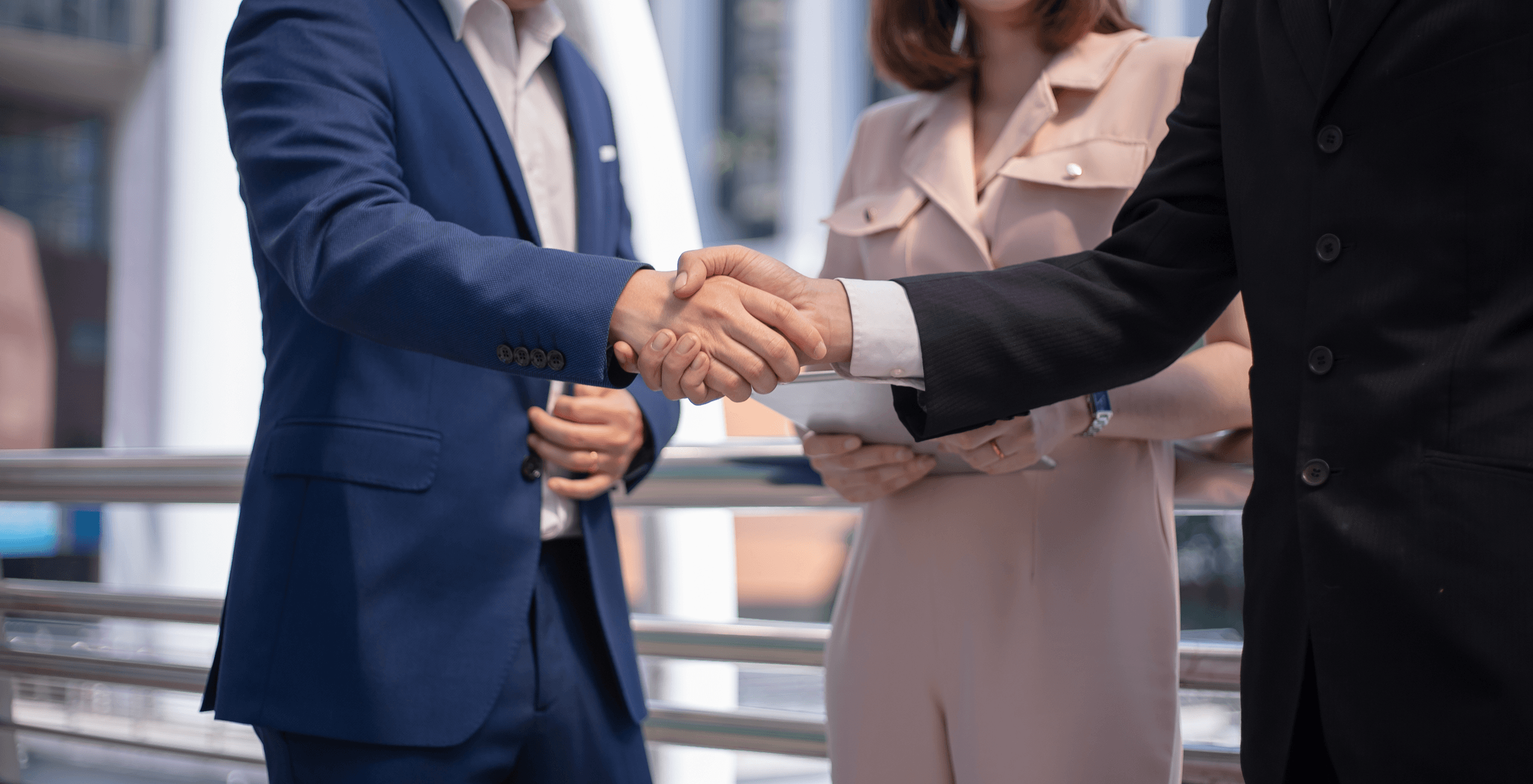 Business handshake